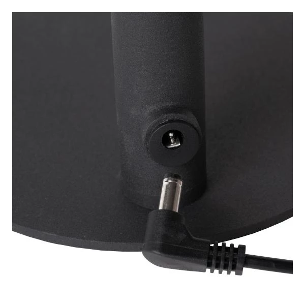 Lucide GILLY - Rechargeable Desk lamp - Battery - LED Dim. - 1x3W 2700K - Black - detail 3